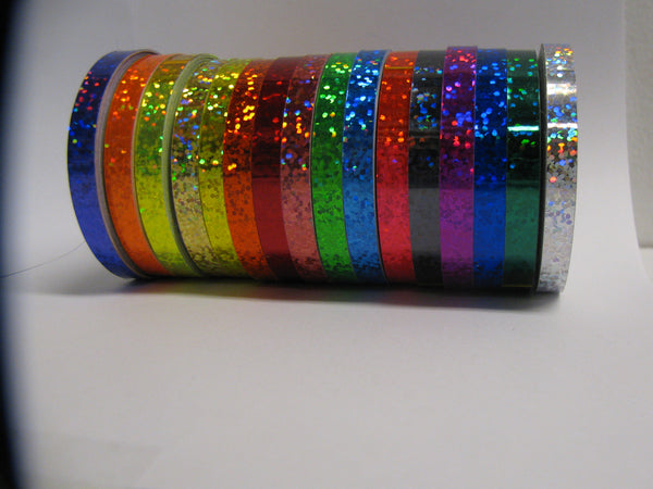 Any 6 Colors of  Glittering Sequins Vinyl Tapes, Choose Your Colors and Size