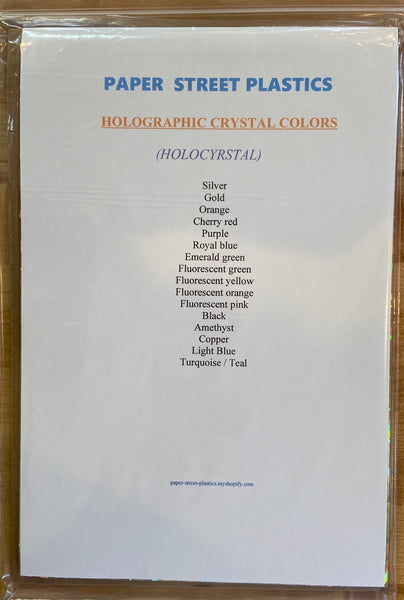 ALL 10 Sample Packs 8" x 12" sheets chromes, glittering