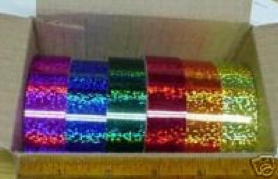 Any 6 Colors of  Glittering Sequins Vinyl Tapes, Choose Your Colors and Size