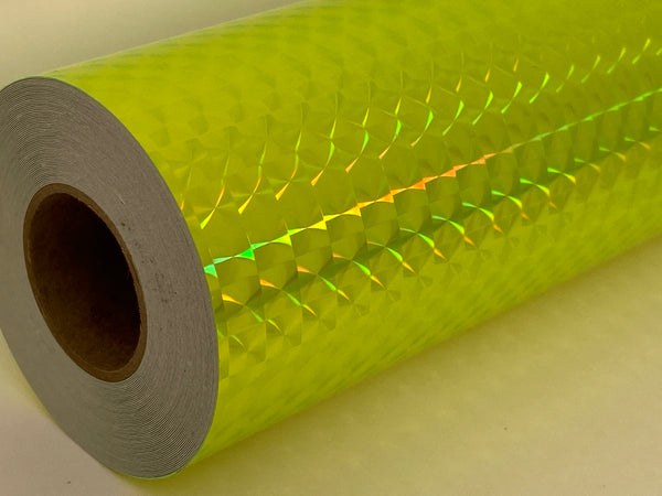 Wider Width Rolls of Prism Tape, Holographic 1/4" Mosaic, Iridescent Tape.