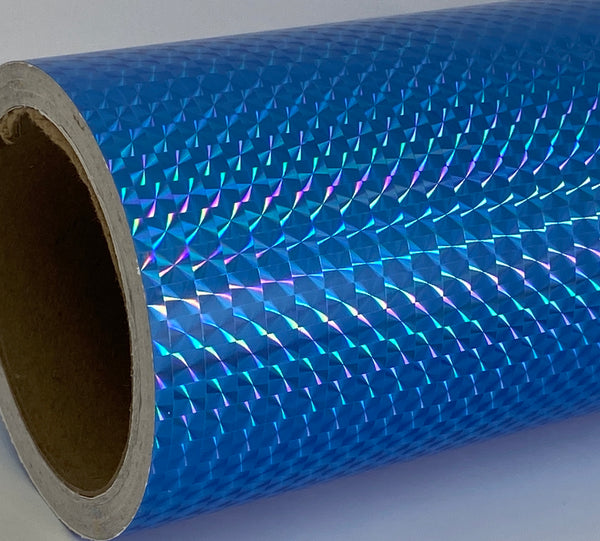 PRISM Holographic Sign Vinyl, 1/4" Mosaic,  Pick Color and Size,  12 and 24 inch wide rolls