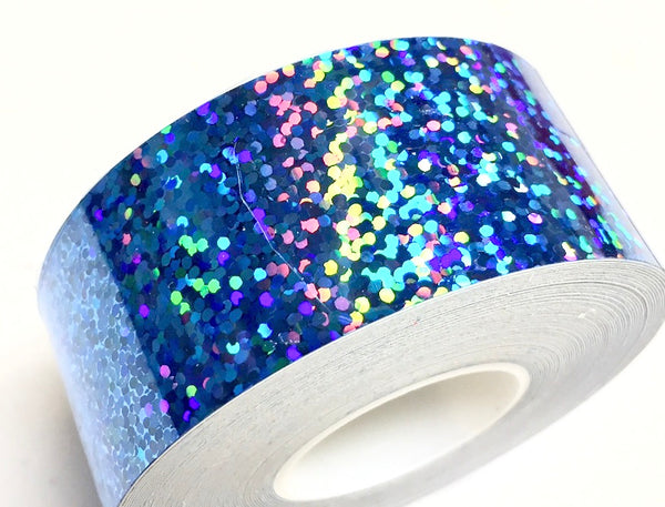 Any 6 color Sparkle Glittering Vinyl Tapes, 1 Inch x 25 feet Each, Holographic