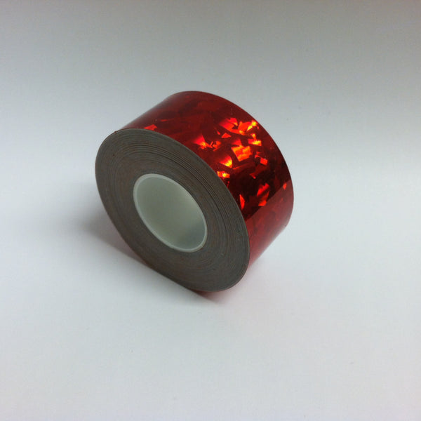 HoloCrystal Tape, choose your color and size, 50 foot rolls of Holographic Tape