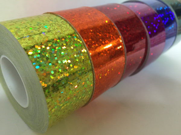 Glittering Sequins TAPE, Holographic Tapes That Sparkle, WIDE widths