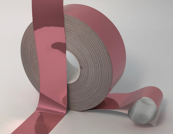 Colored Chrome Tape, 50 Foot rolls of Mirror-like Metallic Sticky Plastic