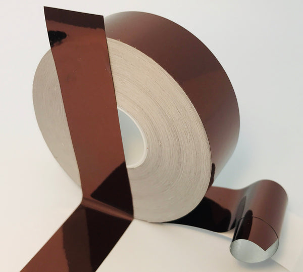 Colored Chrome Tape, 50 Foot rolls of Mirror-like Metallic Sticky Plastic