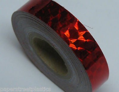 6 Rainbow Colors   Prism Vinyl Tapes  1/2" x 25 feet