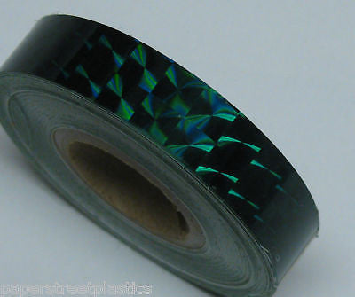 6 Rainbow Colors   Prism Vinyl Tapes  1/2" x 25 feet