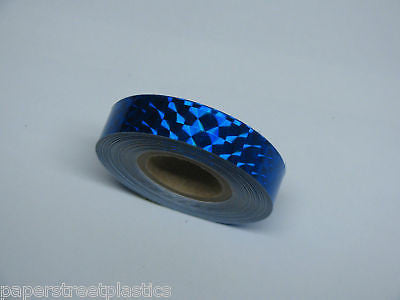 6 rolls of Prism Tape, 1/2 Inch x 25 ft, Your color choices, Holographic Tape