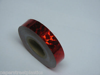 10 rolls of Prism Tape, 1/4 inch x 50 ft, Your color choices, Holographic Mosaic