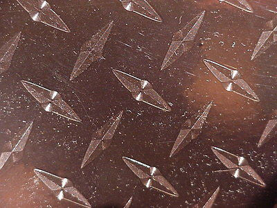 Diamond Plate Sign Vinyl, 3 sheets 8"x12", Choose Your Colors