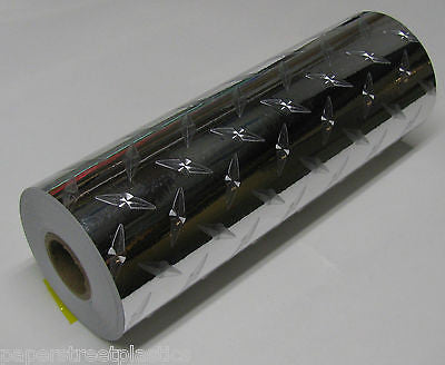 Diamond Plate Metallic Border Vinyl 8 " x 40 Ft, Silver