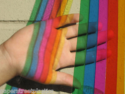 Transparent Sign Vinyl with Adhesive, choose your color and size, 24" and 12"  rolls