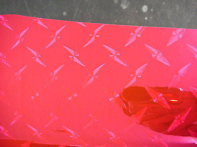 Diamond Plate Sign Vinyl, 3 sheets 8"x12", Choose Your Colors