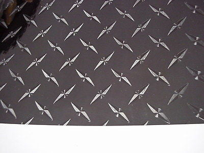Diamond Plate Sign Vinyl, Choose Your Color and size,   12" and 24" wide roll