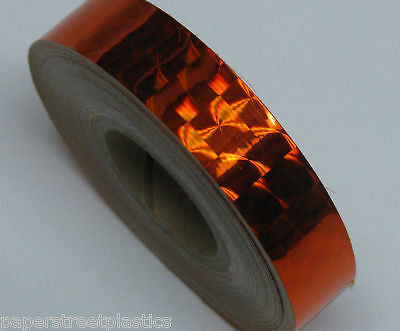 6 Rainbow Colors   Prism Vinyl Tapes  1/2" x 25 feet