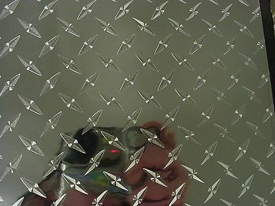 Diamond Plate Sign Vinyl, 3 sheets 8"x12", Choose Your Colors