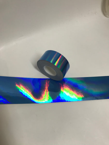 Wide Rolls of RAINBOW Oil Slick Tape, Holographic OILSLICK, pick color and size