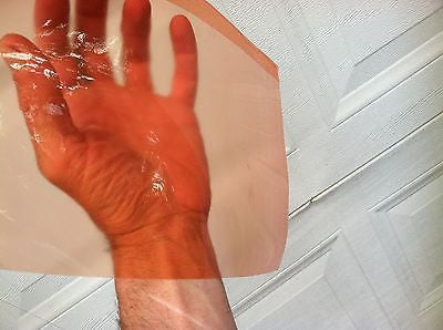 Transparent Vinyl Plastic Sheets, with Adhesive, Pick your color and size
