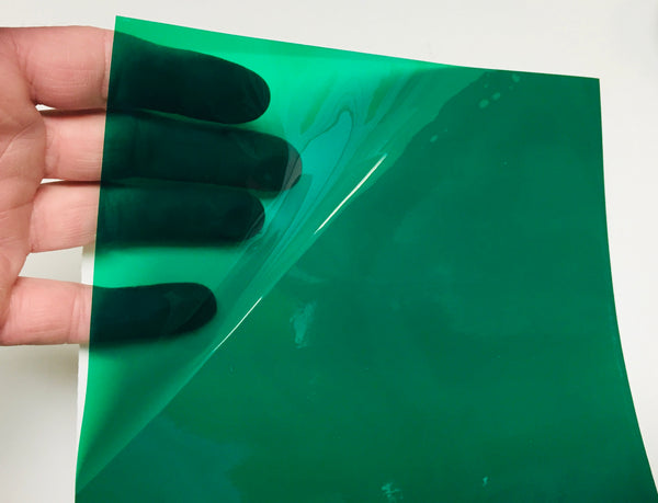 Transparent Sign Vinyl with Adhesive, choose your color and size, 24" and 12"  rolls