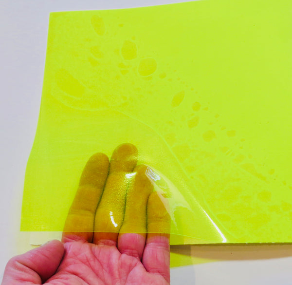 24 inch x 150 foot Rolls of Transparent Sign Vinyl with Adhesive