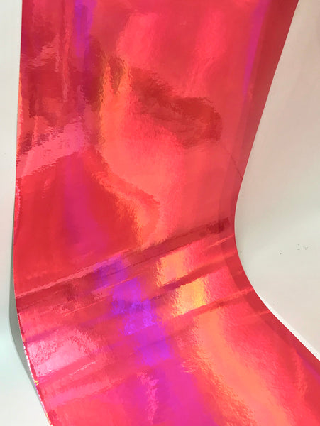 SHEETS of Oil Slick RAINBOW Holographic Sign Vinyl, Choose  Color and Size