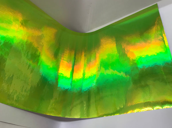 Oil Slick Rainbow Holographic Sign Vinyl, Choose Your Color and Size