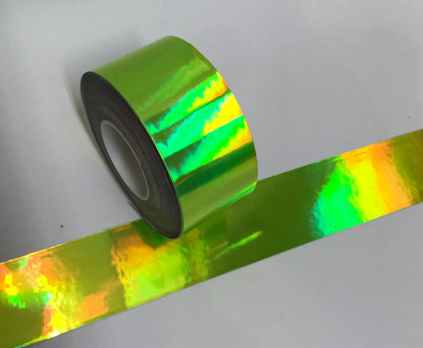 Wide Rolls of RAINBOW Oil Slick Tape, Holographic OILSLICK, pick color and size