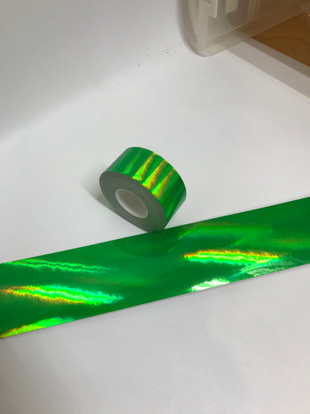 Wide Rolls of RAINBOW Oil Slick Tape, Holographic OILSLICK, pick color and size