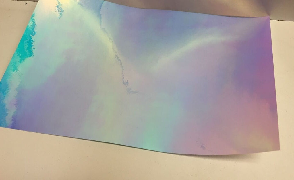 OPAL Blue Mystique / Chameleon Color Changing Vinyl, nice heavy 3.5 mil thick vinyl